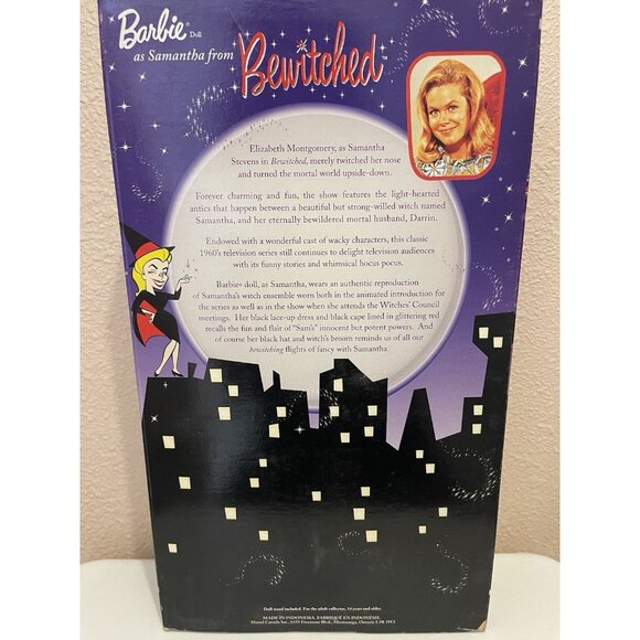 2001 Samantha BEWITCHED Collector Edition BARBIE MATTEL #53510 *NIB Vintage Toy - Picture 5 of 12